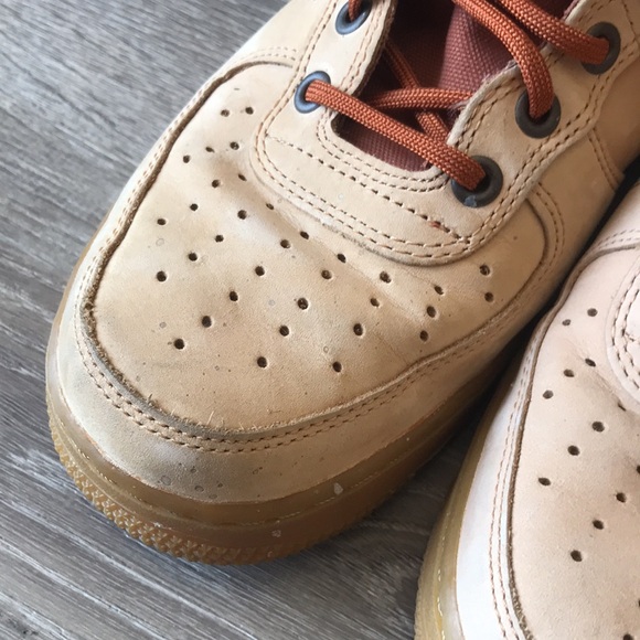 Nike SF Air Force 1 Mid Premium Lifestyle Shoes Mens Size 8 Praline AA1129 20 - Picture 7 of 11